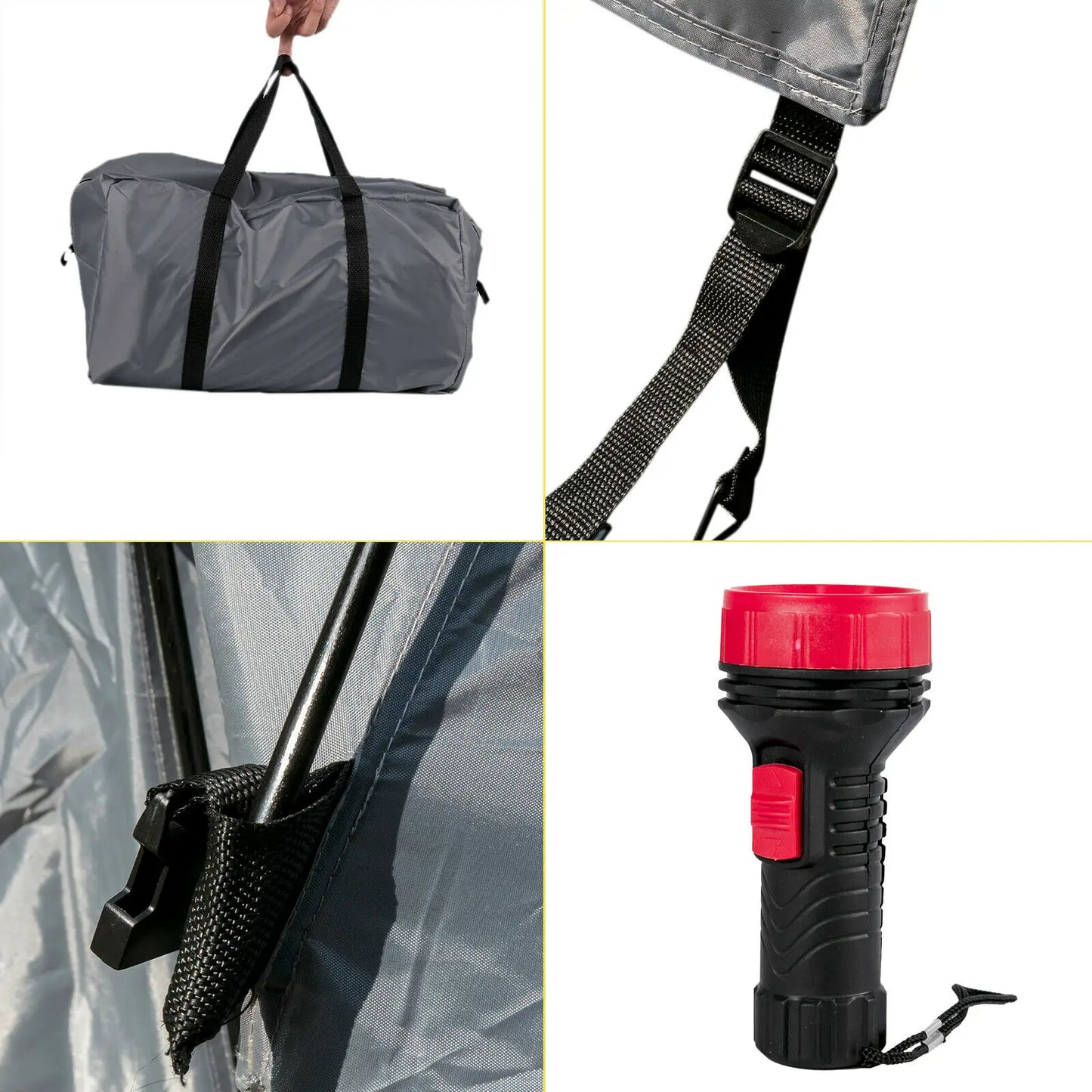 VEVOR 5-8 FT Waterproof Truck Tent for Camping Hiking