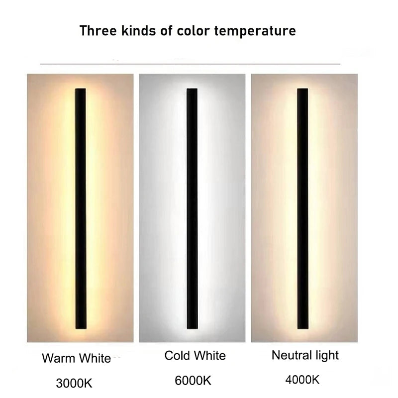 LED Outdoor Modern Wall Light
