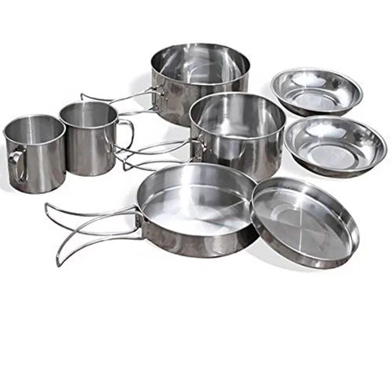 Ultra Light Stainless Steel Outdoor Picnic Pot Kit