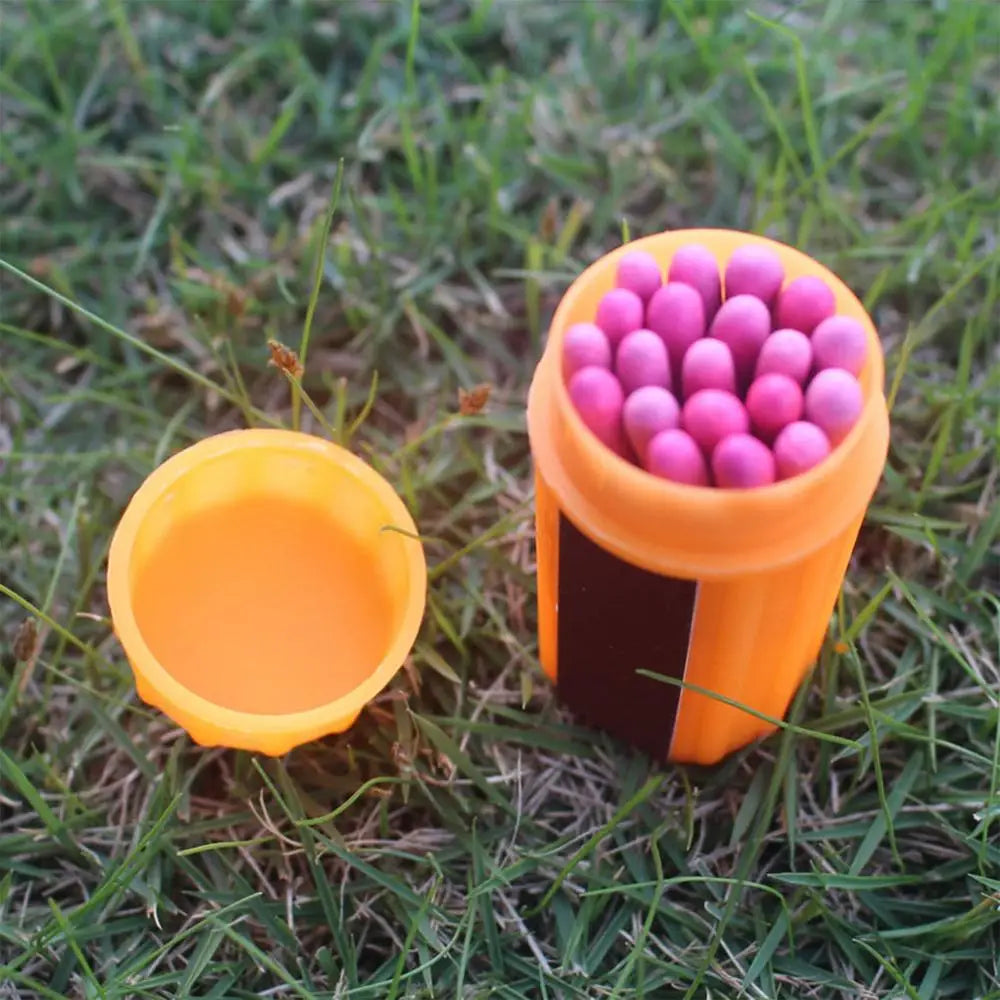 20Pcs Waterproof Matches With Case