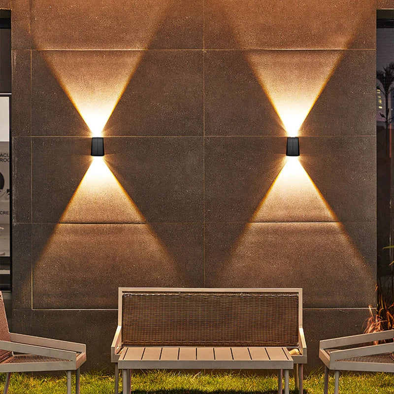 2LEDs Solar Wall Lights