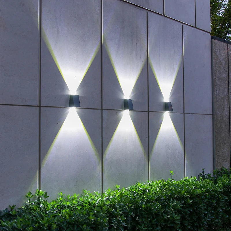 2LEDs Solar Wall Lights