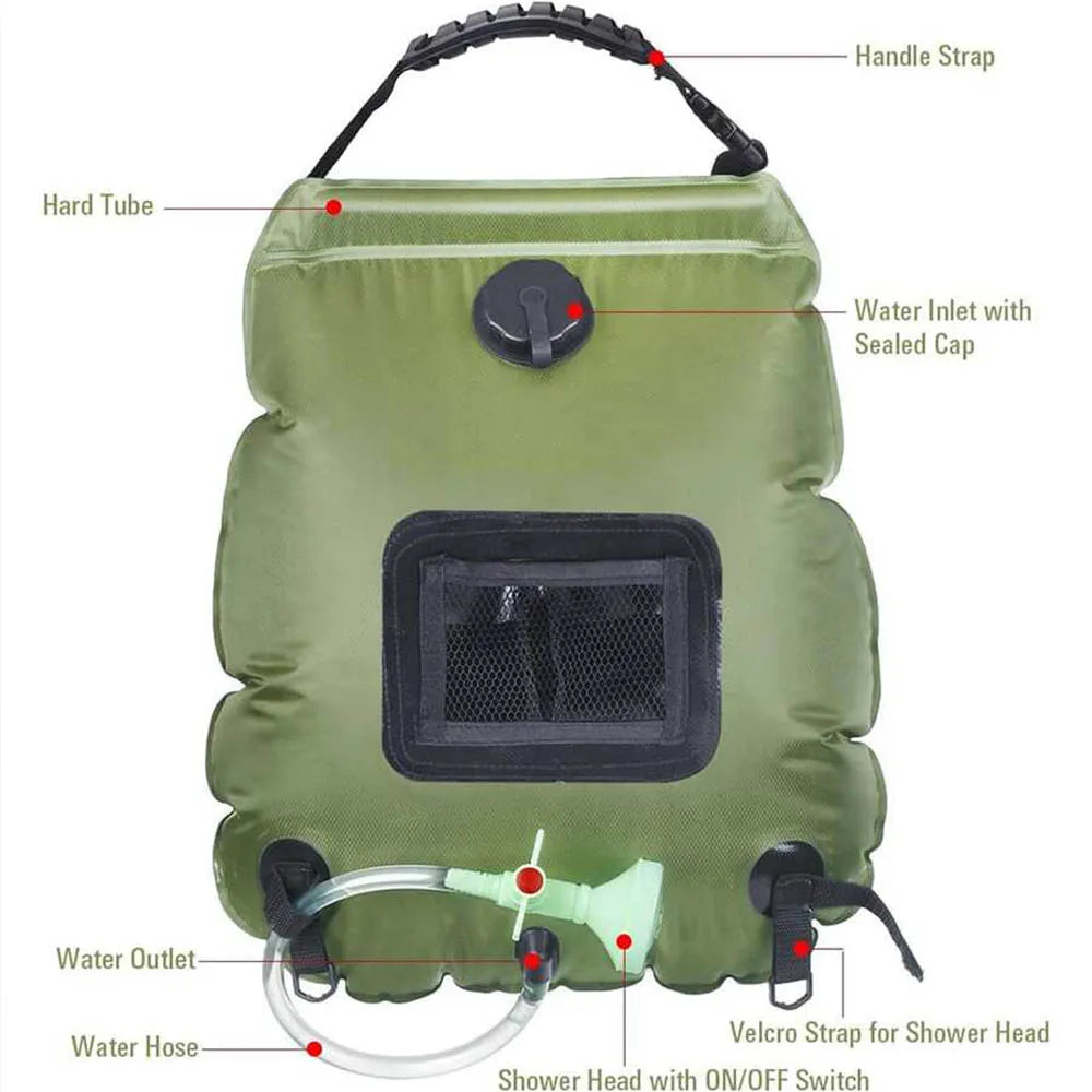 20L Solar Shower Bag