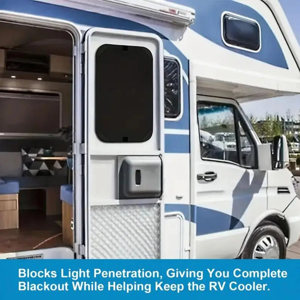 RV Door Window Shade Cover