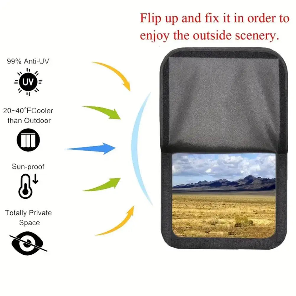 RV Door Window Shade Cover