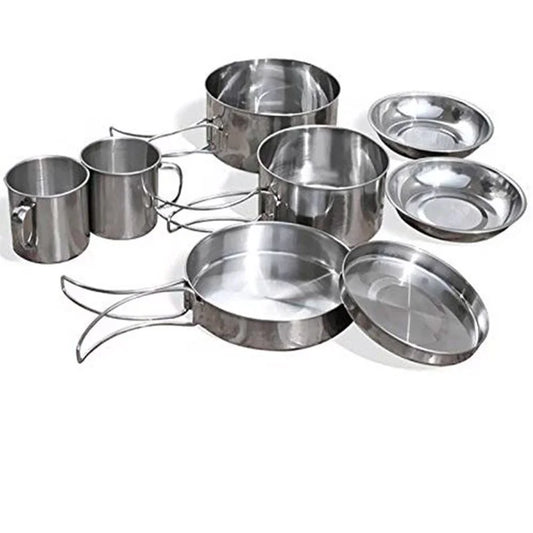 Ultra Light Stainless Steel Outdoor Picnic Pot Kit