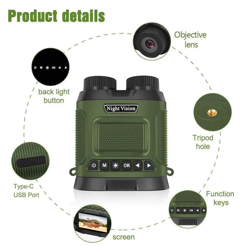 Dual Tube Night Vision Device 2.5KD infrared