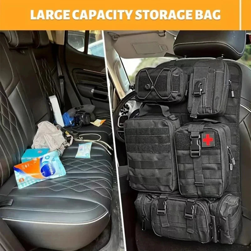 Tactical Car Seat Hanging Storage Bag