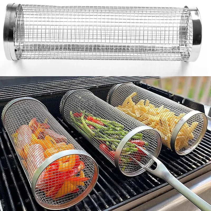 Stainless Steel Barbecue Grill Cage