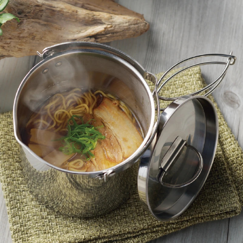Ultra Light Stainless Steel Outdoor Picnic Pot Kit