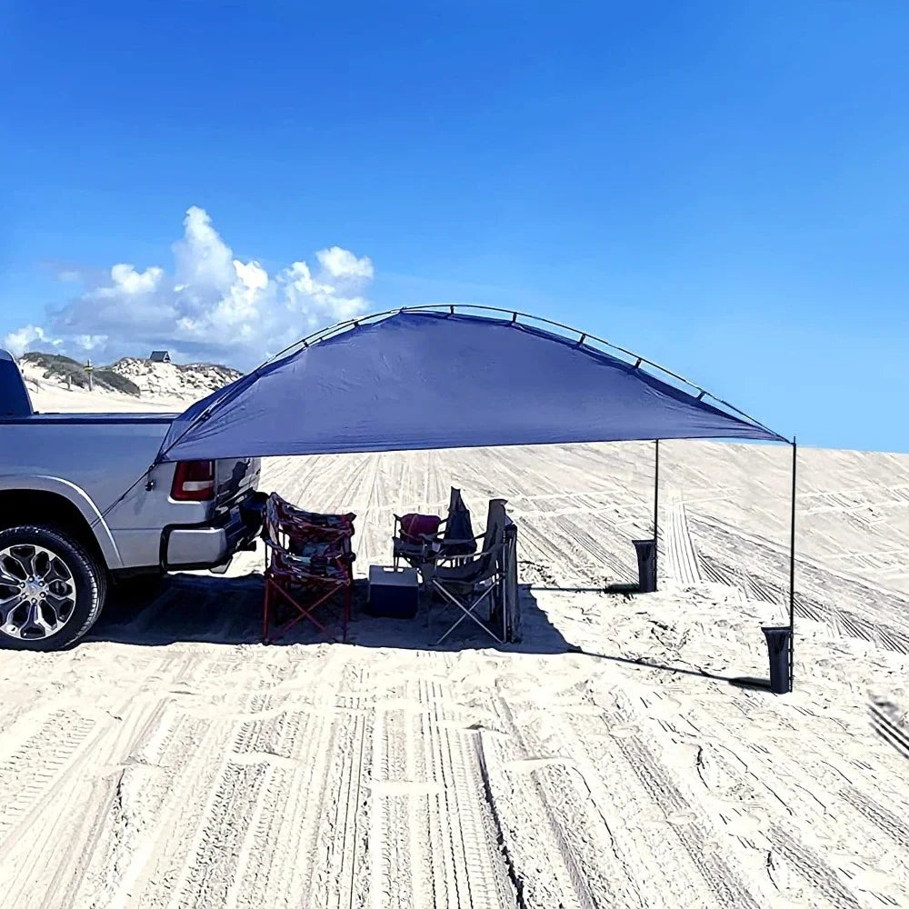 Portable Teardrop Awning Canopy for Work or Enjoying the Outdoors
