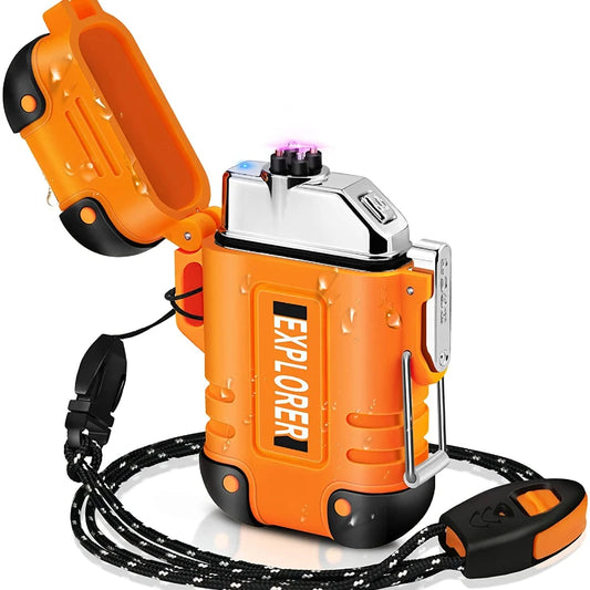 Water/Wind proof Double Arc Lighter USB Rechargeable